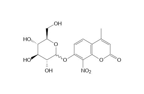 8-Nitro-4-methylumbelliferone-1-glucoside