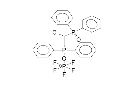 BIS(DIPHENYLPHOSPHORYL)CHLOROMETHANE-PHOSPHORUS PENTAFLUORIDE COMPLEX