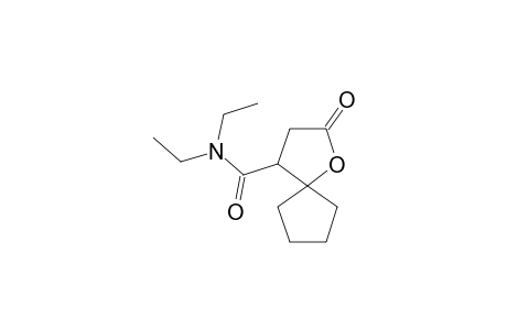 N,N-Diethyl-2-oxo-1-oxaspiro[4.4]nonane-4-carboxamide