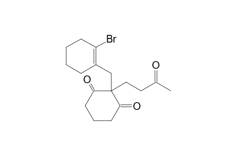 2-[(2-bromanylcyclohexen-1-yl)methyl]-2-(3-oxidanylidenebutyl)cyclohexane-1,3-dione