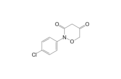 2-(p-chlorophenyl)tetrahydro-2H-1,2-oxazine-3,5-dione