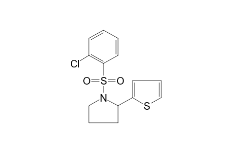 1-[(o-chlorophenyl)sulfonyl]-2-(2-thienyl)pyrrolidine