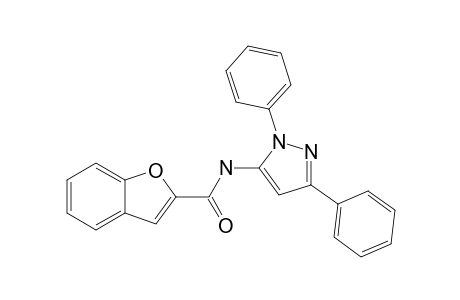 N-(2-Benzofurancarbonyl)-1,3-diphenyl-5-amino-1H-pyrazole