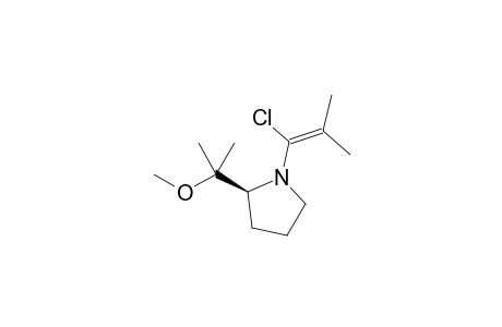 (S)-(-)-1-(1-Chloro2-methylpropenyl)-2-(1-methoxy-1-methylethyl)pyrrolidine