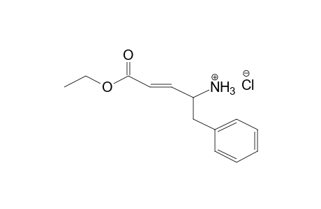 2-(E)-Pentensaeure, (4S)-amino-5-phenyl-, ethylester, hydrochlorid