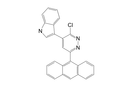 3-(6-ANTHRACEN-9-YL-3-CHLOROPYRIDAZIN-4-YL)-1H-INDOLE