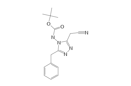 3-BENZYL-4-TERT.-BUTOXYCARBONYLAMINO-5-CYANOMETHYL-4H-1,2,4-TRIAZOLE