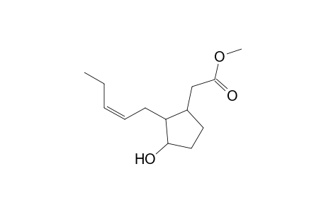 (E)-1-Hydroxy-4-methoxycarbonylmethyl-5-(pent-2-enyl)-cyclopentane