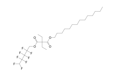 Diethylmalonic acid, 2,2,3,3,4,4,5,5-octafluoropentyl tetradecyl ester