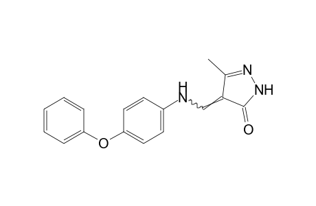 3-methyl-4-[(p-phenoxyanilino)methylene]-2-pyrazolin-5-one