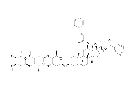 GAGAMININ-3-O-ALPHA-L-CYMAROPYRANOSYL-(1->4)-BETA-D-CYMAROPYRANOSYL-(1->4)-BETA-D-CYMAROPYRANOSIDE