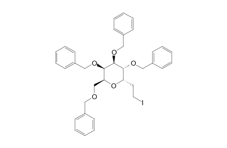 2-(2',3',4',6'-TETRA-O-BENZYL-ALPHA-D-GALACTOPYRANOSYL)-1-IODOETHANE