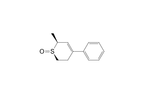 2H-Thiopyran, 5,6-dihydro-2-methyl-4-phenyl-, 1-oxide, cis-