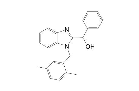 1H-1,3-Benzimidazole-2-methanol, 1-[(2,5-dimethylphenyl)methyl]-.alpha.-phenyl-