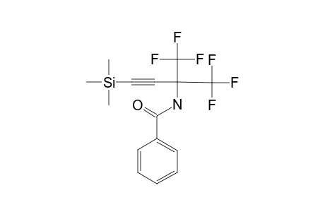 3-BENZOYLAMINO-4,4,4-TRIFLUORO-3-TRIFLUOROMETHYL-1-TRIMETHYLSILYL-BUT-1-YNE