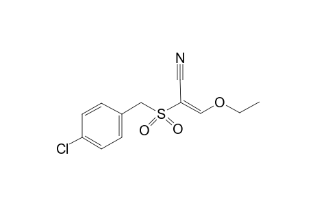 Propenenitrile, 2-(4-chlorobenzylsulfonyl)-3-ethoxy-