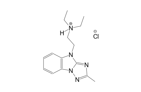 4H-[1,2,4]triazolo[1,5-a]benzimidazole-4-ethanaminium, N,N-diethyl-2-methyl-, chloride