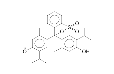 THYMOL BLUE (PSEUDOLACTONE FORM), ANION