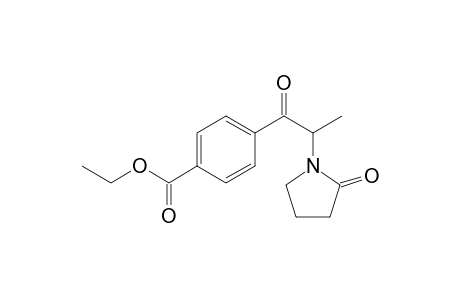 Ethyl 4-(2-(2-oxopyrrolidin-1-yl)propanoyl)benzoate