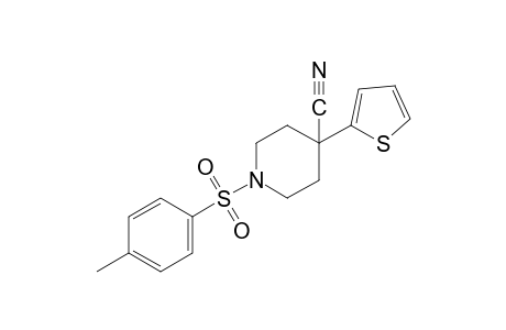 4-(2-thienyl)-1-(p-tolylsulfonyl)isonipecotonitrile