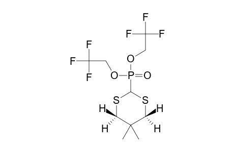 2-[Bis(2,2,2-trifluoroethoxy)phosphoryl]-5,5-dimethyl-1,3-dithiane