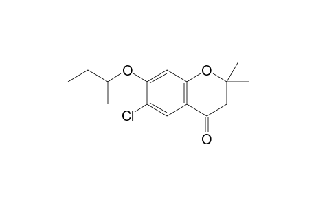 7-[(sec-Butyl)oxy]-6-chloro-2,2-dimethyl-4-chromanone