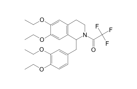 Isoquinoline, 1-[(3,4-diethoxyphenyl)methyl]-6,7-diethoxy-1,2,3,4-tetrahydro-2-(2,2,2-trifluoroacetyl)-