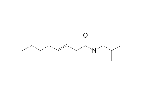 oct-3-Enoylamide, N-isobutyl-