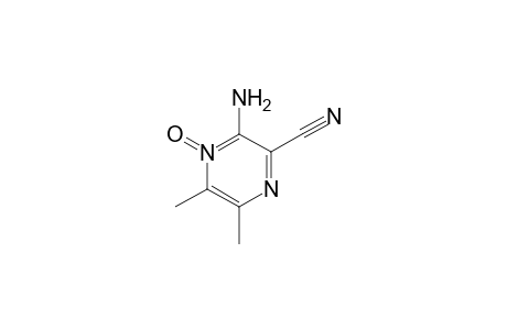 3-Amino-5,6-dimethyl-4-oxypyrazine-2-carbonitrile