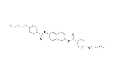 2,6-Naphthalenediol, 2-(4-butoxybenzoate)-6-(4-pentylbenzoate)