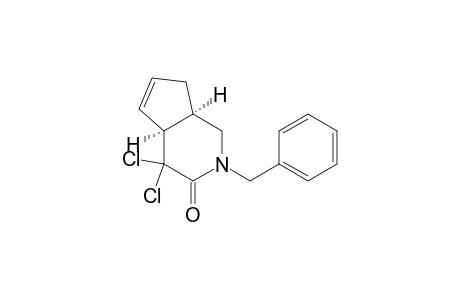 (1R*,6S*)-3-Benzyl-5,5-dichloro-3-azabicyclo[4.3.0]non-7-en-4-one