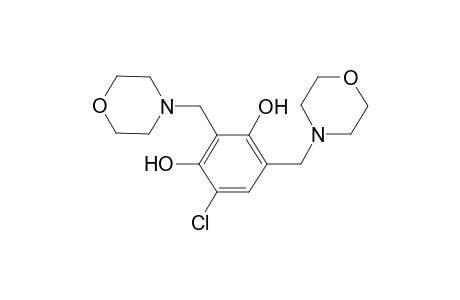 4-Chloranyl-2,6-bis(morpholin-4-ylmethyl)benzene-1,3-diol