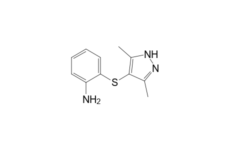 [2-[(3,5-dimethyl-1H-pyrazol-4-yl)thio]phenyl]amine