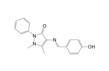 3H-pyrazol-3-one, 1,2-dihydro-4-[[(E)-(4-hydroxyphenyl)methylidene]amino]-1,5-dimethyl-2-phenyl-