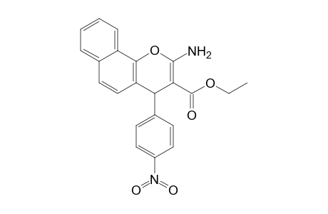 2-AMINO-3-ETHOXYCARBONYL-4-(PARA-NITROPHENYL)-4H-NAPHTHO-[1.2-B]-PYRAN