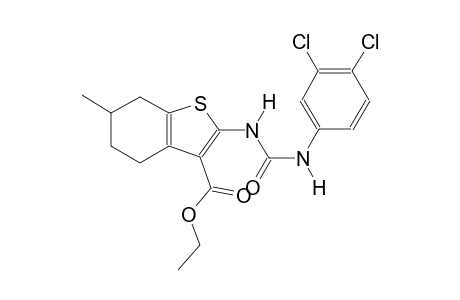 ethyl 2-{[(3,4-dichloroanilino)carbonyl]amino}-6-methyl-4,5,6,7-tetrahydro-1-benzothiophene-3-carboxylate