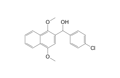 2-[1'-Hydroxy-1'-(4'-chlorophenyl)methyl]-1,4-dimethoxynaphthalene