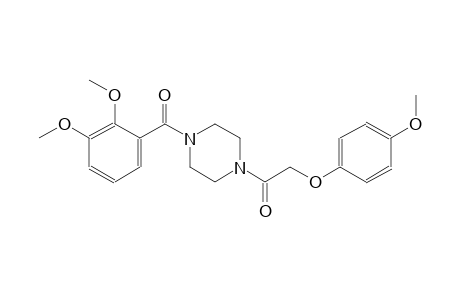piperazine, 1-(2,3-dimethoxybenzoyl)-4-[(4-methoxyphenoxy)acetyl]-