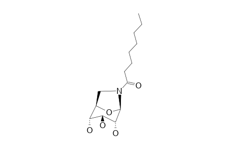 1,6-ANHYDRO-6-DEOXY-6-OCTANOYLAMINO-BETA-D-GLUCOPYRANOSE;MAJOR-ROTAMER