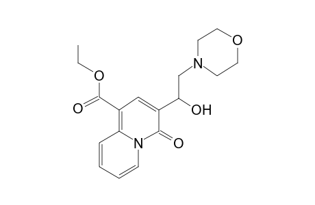 Ethyl 3-[1-hydroxy-2-(4-morpholinyl)ethyl]-4-oxo-4H-quinolizine-1-carboxylate