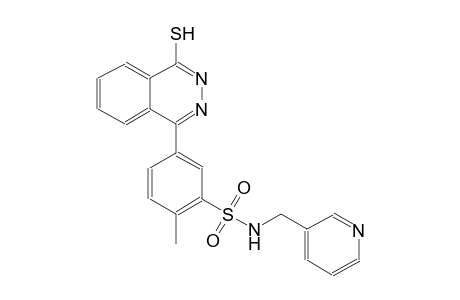 2-methyl-N-(3-pyridinylmethyl)-5-(4-sulfanyl-1-phthalazinyl)benzenesulfonamide