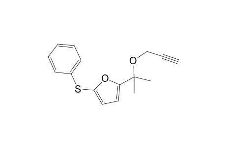 .alpha.,.alpha.-Dimethyl-5-(phenylthio)-2-furfuryl propargyl ether