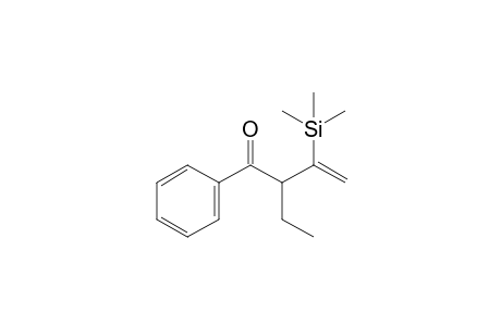 2-Ethyl-1-phenyl-3-(trimethylsilyl)but-3-en-1-one