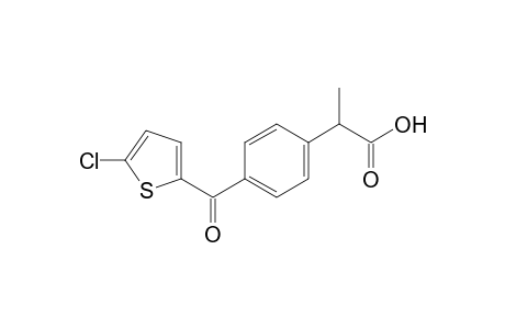 p-(5-chloro-2-thenoyl)hydratropic acid