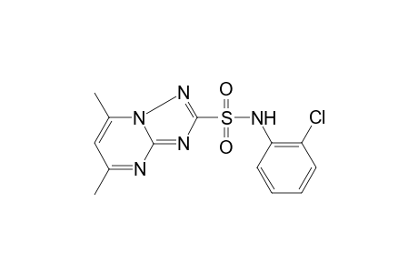 [1,2,4]triazolo[1,5-a]pyrimidine-2-sulfonamide, N-(2-chlorophenyl)-5,7-dimethyl-