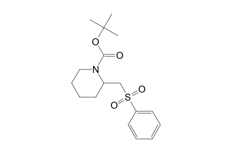 1-Piperidinecarboxylic acid, 2-[(phenylsulfonyl)methyl]-, 1,1-dimethylethyl ester