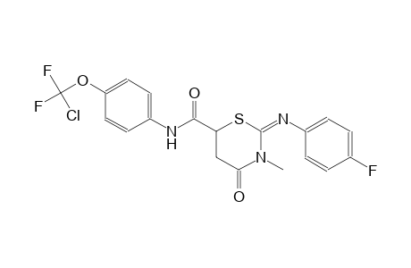 2H-1,3-thiazine-6-carboxamide, N-[4-(chlorodifluoromethoxy)phenyl]-2-[(4-fluorophenyl)imino]tetrahydro-3-methyl-4-oxo-, (2E)-