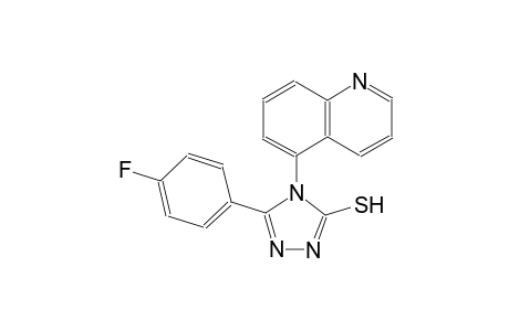 4H-1,2,4-triazole-3-thiol, 5-(4-fluorophenyl)-4-(5-quinolinyl)-