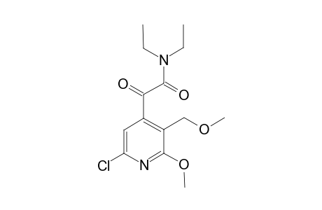 N,N-Diethyl-6-Chloro-2-methoxy-3-methoxymethyl-4-pyridylglylamide