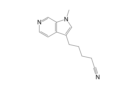 5-(1-Methyl-1H-pyrrolo[2,3-c]pyridin-3-yl)pentanenitrile